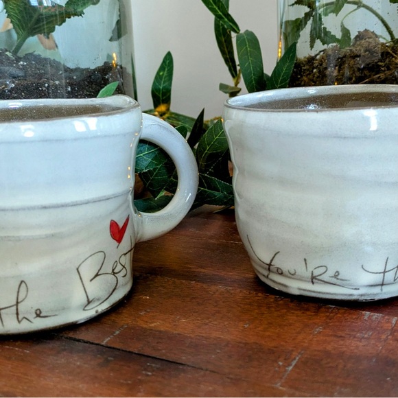 Sundance Heart Design Mugs with Purple and Yellow Accents for Mom - Picture 2 of 5